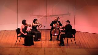 Chiara Quartet Plays Bartok 4 by Heart [upl. by Enialehs]