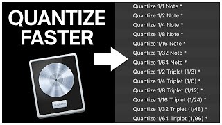 How to Quantize FASTER in Logic Pro X Shorts YouTubeShorts [upl. by Sandra]