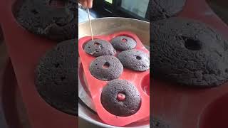 Chocolate Donets mouth watering recipe homemade  Yummy Gujju donets chocolatedonutrecipe [upl. by Kitty570]