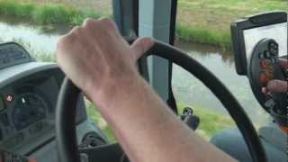 New Holland T7050 AC testdrive Trekkerweb [upl. by Hnamik659]