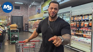 Powerlifter Grocery Shopping  Muscle Building Foods Ft Jamal Browner [upl. by Toland761]