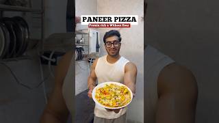 HEALTHY PANEER PIZZA✅ helathyfood recipe pizza fitness bodybuilding cooking food shorts [upl. by Rothwell]