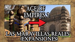 MARAVILLAS del AGE of EMPIRES 2 en la VIDA REAL 🏛️ Parte 2 EXPANSIONES  Explicación histórica [upl. by Ardnasal671]