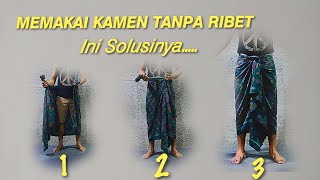 CARA MEMAKAI KAMEN PRIA DENGAN CARA DI IKAT [upl. by Nehtan786]