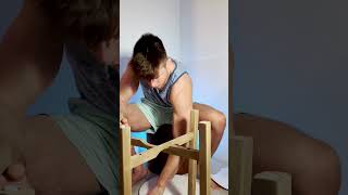 Putting together a HARD WOOD table [upl. by Eninaj]