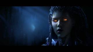 StarCraft 2 Zeratul VS Kerrigan Cinematic Ingame Version Full HD [upl. by Alihet]