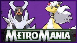 MetroMania Season 3 Heat 4  Mega Houndoom vs Mega Ampharos  Pokémon Metronome Tournament [upl. by Sinnaoi]