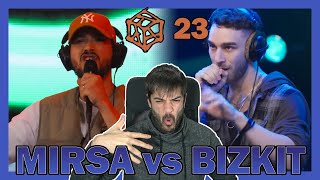 Mirsa vs Bizkit  Loopstation  GBB23  Reaccion [upl. by Refinaj]