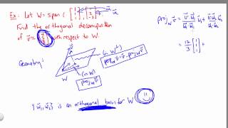 Orthogonal Decompositions [upl. by Jehius]