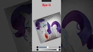 eyeli mlp infection au mlpinfection mlp infection horror rarity mlphorror mehvi2012 [upl. by Arathorn]