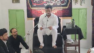 Majlis e Chehlum Peeshkhani by Syed Shadab Hussain Azadari At Ara 2024 [upl. by Lehar]