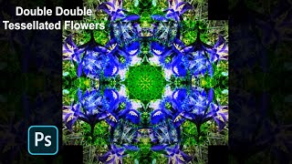 Double Double Tessellated Flower in Photoshop [upl. by Rita596]