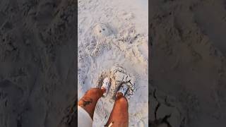 Was This Your Sand Castle 🏰 destroy sandcastle satisfying toys plasticpollution beach [upl. by Yddur]