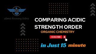 Comparing acidic strength order l class 12 l neet l jee l HTET l GATE [upl. by Clemen877]