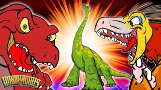 Top 10 Dinosaurs  Fans Choice  Best Dinosaur Songs from Dinostory by Howdytoons [upl. by Airamas163]