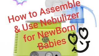 How to use Nebulizer for new born baby for cold and coughPariBoy Nebulizer  TeluguVlogs Vlog 9 [upl. by Sternlight]