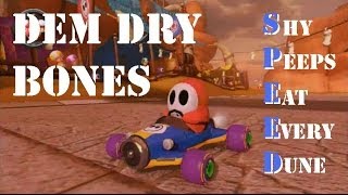 Bone Dry Dunes Shortcuts Tips and Tricks Mk8 Secret Path Walkthrough [upl. by Stiruc]