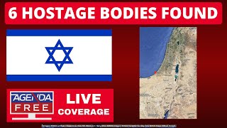 Israel Finds Bodies of 6 Hostages in Gaza  LIVE Breaking News Coverage IsraelHamas War Updates [upl. by Ehpotsirhc]