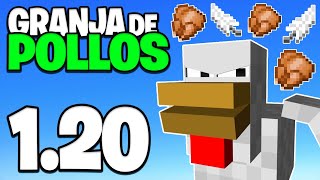 GRANJA de HIERRO 120 1500 Por Hora  Fácil y Eficiente  Minecraft Java Tutorial [upl. by Elbring]