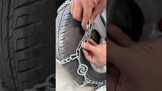 Traditional antiskid chains are the easiest to instlin [upl. by Dlonyer]