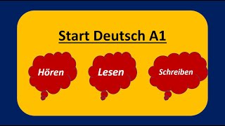 Start Deutsch A1 Hören Lesen und Schreiben modelltest mit Lösung am Ende  Vid  37 [upl. by Alamaj]