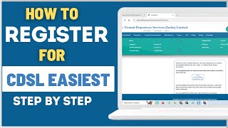 How To Register Demat Account for CDSL Easiest  Step by Step Process [upl. by Storfer]