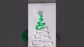 Easy Paper Craft Idea 🎄 papercraft paper christmastree christmas crafty [upl. by Pacien477]