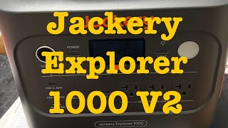 Jackery explorer 1000 V2 [upl. by Clie]