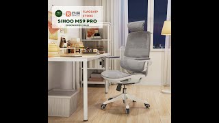 SIHOO M59 PRO Ergonomic Chair Product Video [upl. by Anavoj]