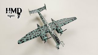 Heinkel He 219 Uhu quotOwlquot Luftwaffe World War 2 Night Fighter 172 Diecast [upl. by Llerruj]