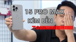 MÌNH ĐÃ TRẢ GIÁ VÌ LƯNG iPhone 15 Pro MAX phải cực cẩn thận [upl. by Dnomad]