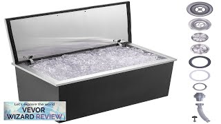 VEVOR Drop in Ice Chest 24quotL x 20quotW x 15quotH Stainless Steel Review [upl. by Atiniuq]