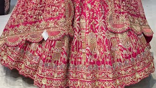 Latest Bridal lehenga Collection in Chandni Chowk  Budget Range lehenga [upl. by Etnomaj706]