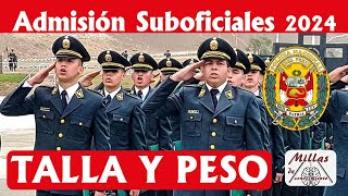 Admisión PNP TALLA y PESO EESTP 2024 [upl. by Ytsirk871]