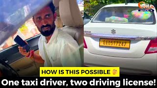 How is this possible 🤔 One taxi driver two driving license [upl. by Aleahpar]