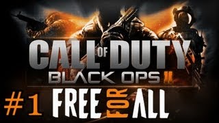 CoD Bo2  Multiplayer  Free for all  1 MIJN EERSTE KEER [upl. by Diogenes191]