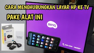 Cara Menghubungkan Layar HP ke Monitor Atau TV menggunakan HDMI dongle AnyCast [upl. by Rosamond168]