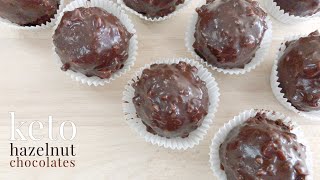 Keto Hazelnut Chocolates [upl. by Luar]