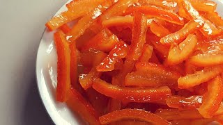 Best Candied Orange Peel Recipe  How To Make Candied Orange Peels [upl. by Vigen221]