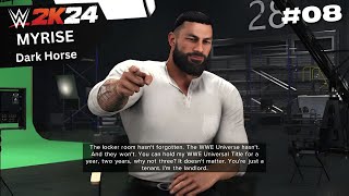 WWE 2K24 My Rise Dark Horse  Roman Reigns Challenge Me [upl. by Grantham]