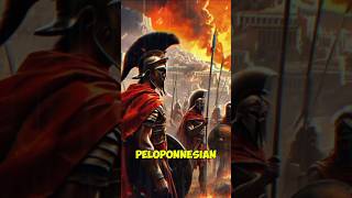 Historys biggest Brutal Peloponnesian War💥shorts historyfacts peloponnese facts [upl. by Yelyr417]