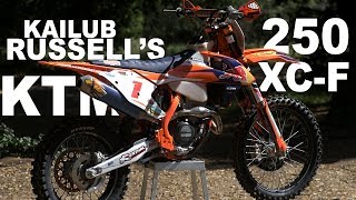 Testing Kailub Russells Factory KTM 250 XCF  Dirt Bike Magazine [upl. by Theodoric]