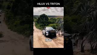 TOYOTA HILUX VS MITSUBISHI TRITON shorts hilux triton [upl. by Steep874]