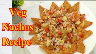 Nachos Recipe  Vegetarian Nachos  Cheesy Nachos  All About Cooking [upl. by Gabriello]