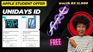 Apple Student Discount Offer  Unidays Id for iPAD Air M2  ipad pro M4  macbook and mac mini [upl. by Denny953]