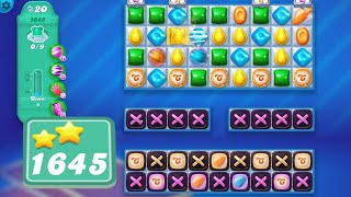 Candy Crush Soda Saga Level 1645  2 Stars 🌟🌟 [upl. by Nimajaneb]