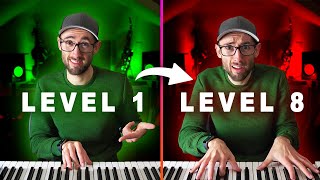 The 8 Levels Of Playing Chords On The Piano [upl. by Henry]