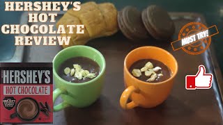 Trying Hersheys HOT CHOCOLATE powder  10 mins HOT CHOCOLATE recipe Allin1Bytes [upl. by Atekan]