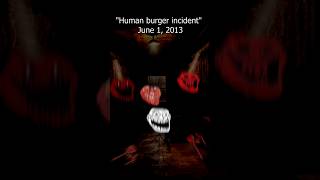 The quothuman burgerquot incident creepy shorts viral horror scary incident troll [upl. by Artimid]