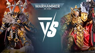 Chaos Space Marines Vs Adeptus Custodes 2000pts Warhammer 40K Battle Report [upl. by Artinahs475]